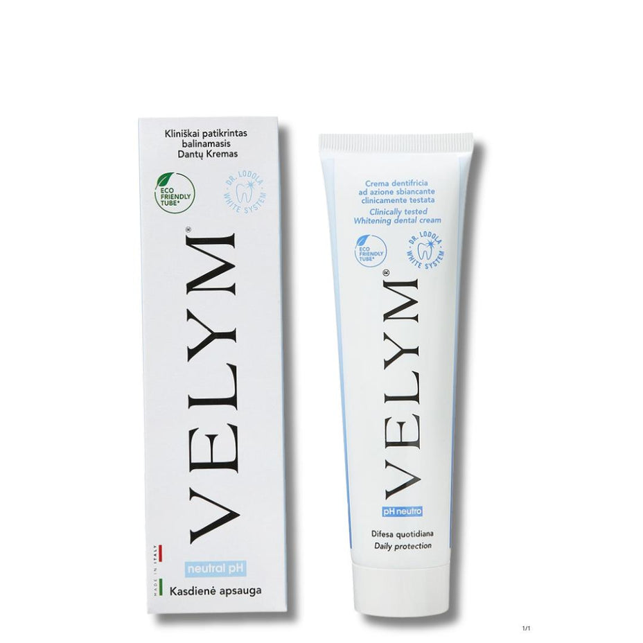 VELYM  balinamasis dantų kremas,100ml
