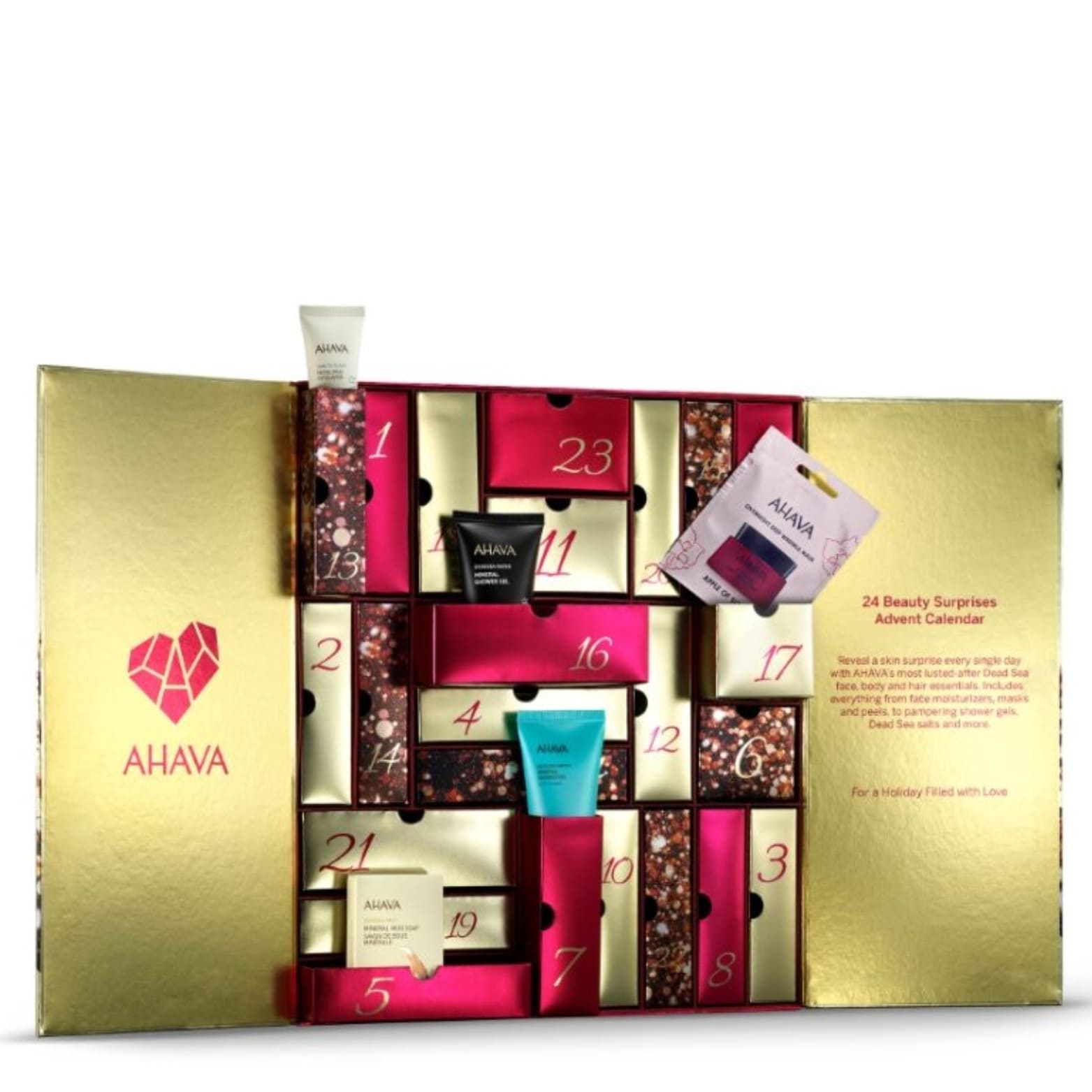 AHAVA, be unexpected advento kalendorius