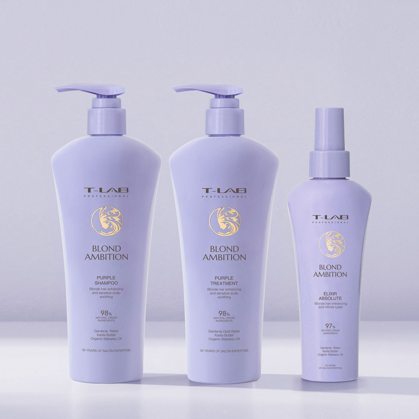 T-LAB Professional Blond Ambition Elixir Absolute Eliksyras šviesintiems plaukams 150ml