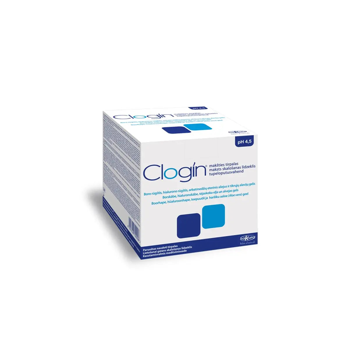 CLOGIN makšties tirpalas, pH 4,5, 100 ml, 5 vnt.