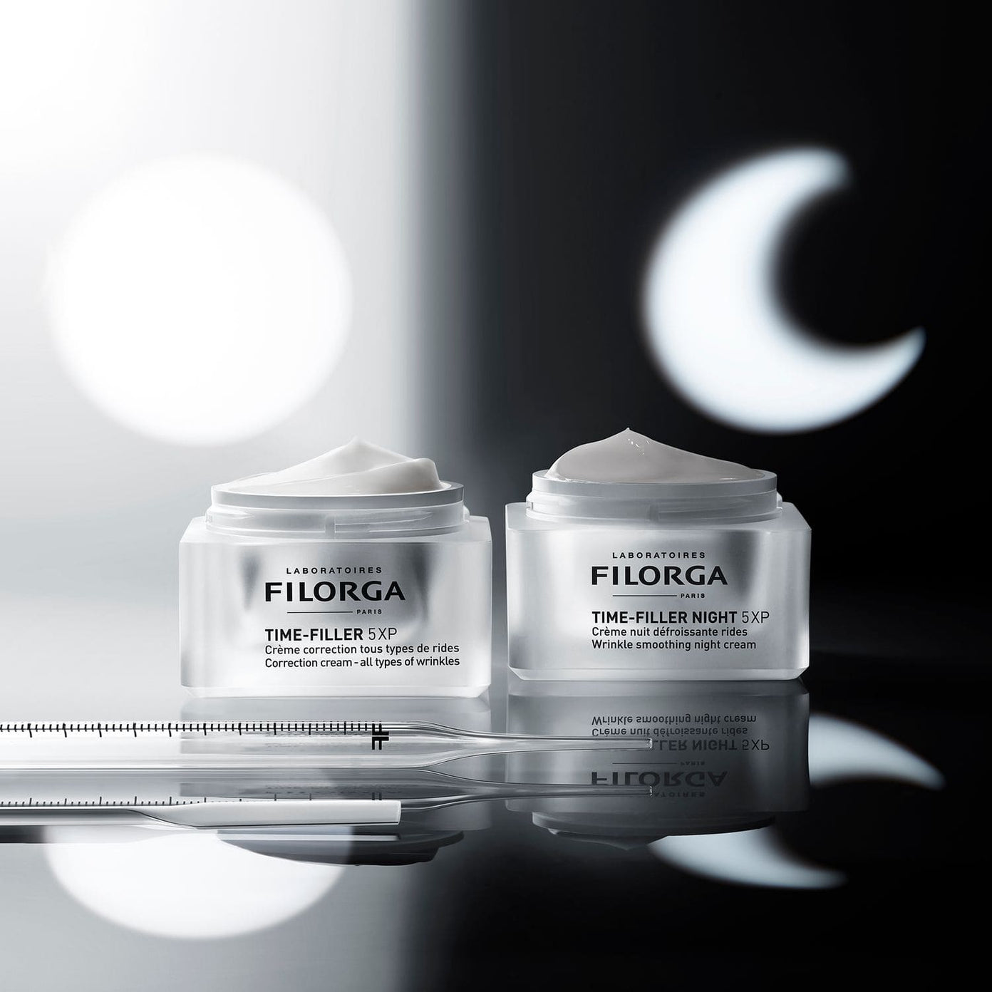 FILORGA naktinis veido kremas brandžiai odai su ryškėjančiomis raukšlėmis TIME-FILLER NIGHT 5XP CRÉME, 50 ml