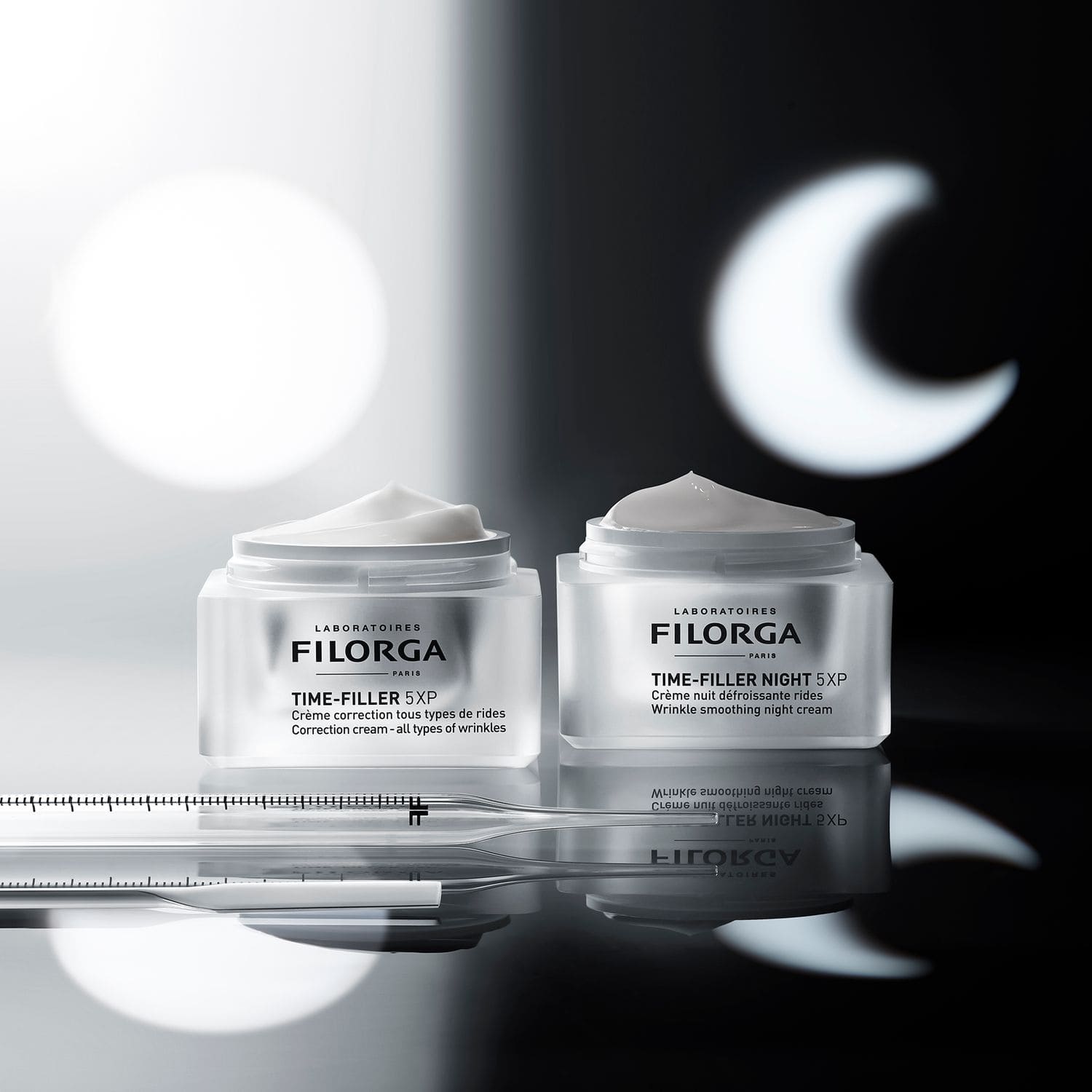 FILORGA naktinis veido kremas brandžiai odai su ryškėjančiomis raukšlėmis TIME-FILLER NIGHT 5XP CRÉME, 50 ml