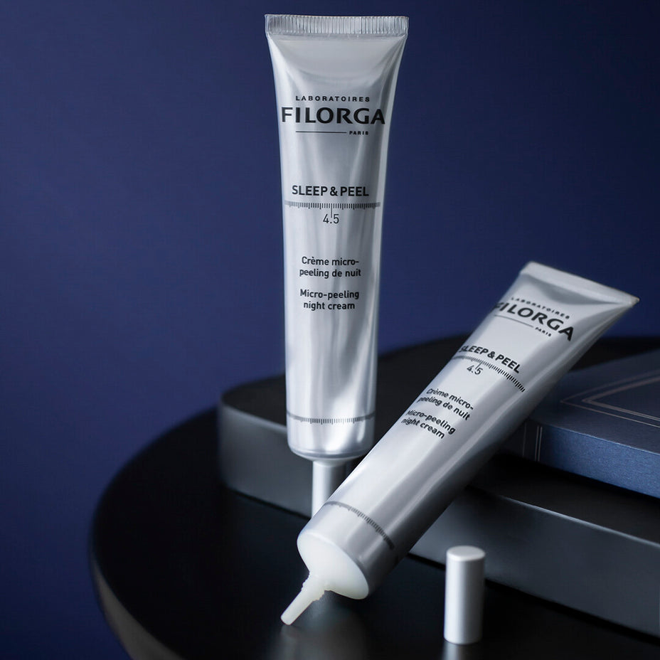 FILORGA naktinis veido kremas su šveičiamuoju poveikiu SLEEP & PEEL, 40 ml