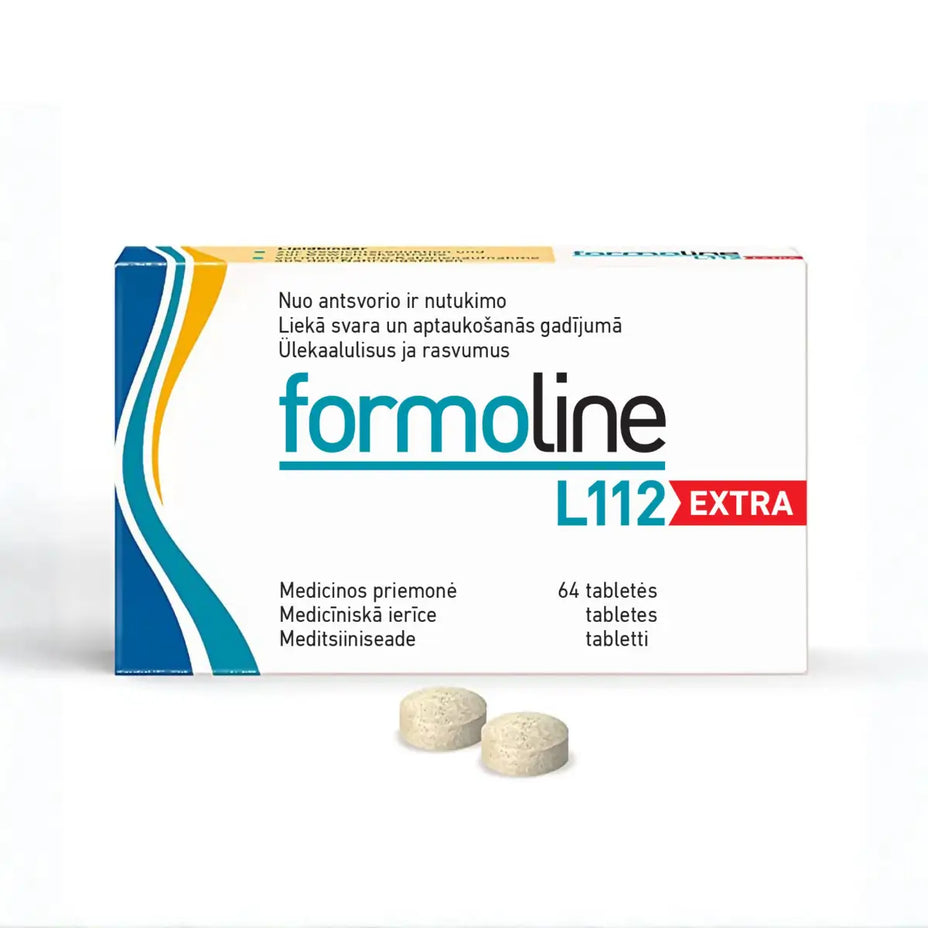 Formoline L112 EXTRA antsvoriui ir cholesteroliui 64 tabletės