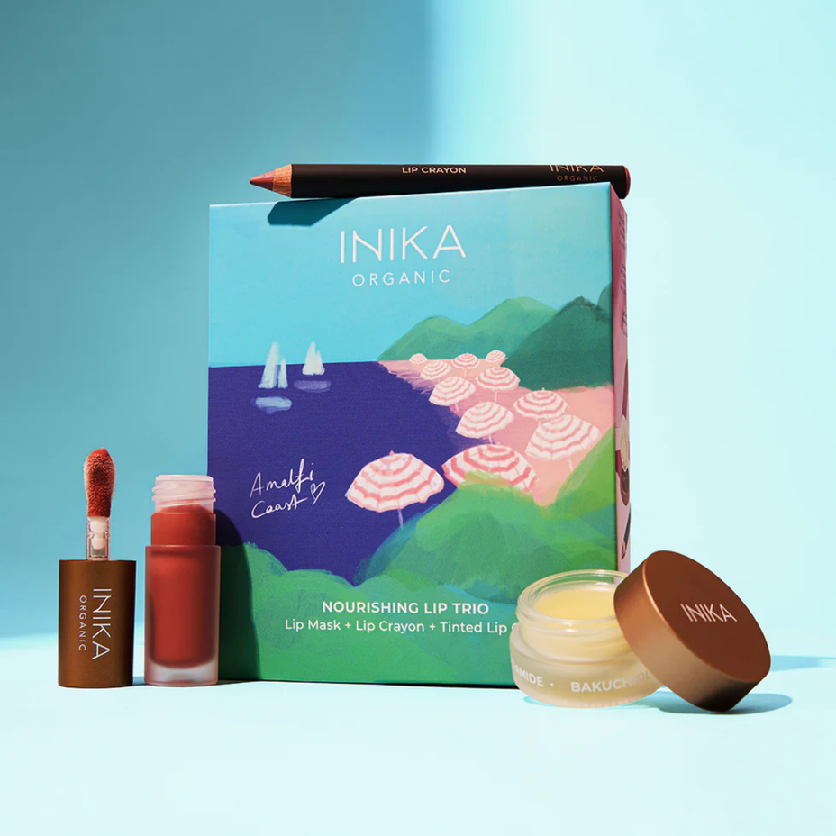 INIKA Organic Lip care Trio dovanų rinkinys