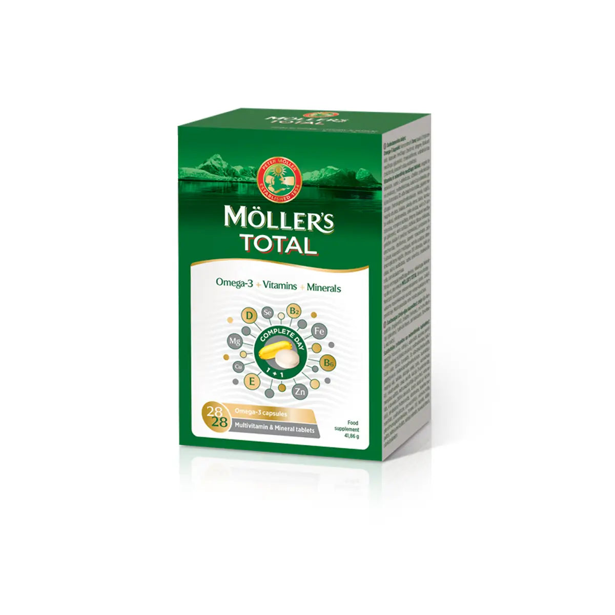 MOLLER'S TOTAL, 28 Kapsulės+28 tabletės