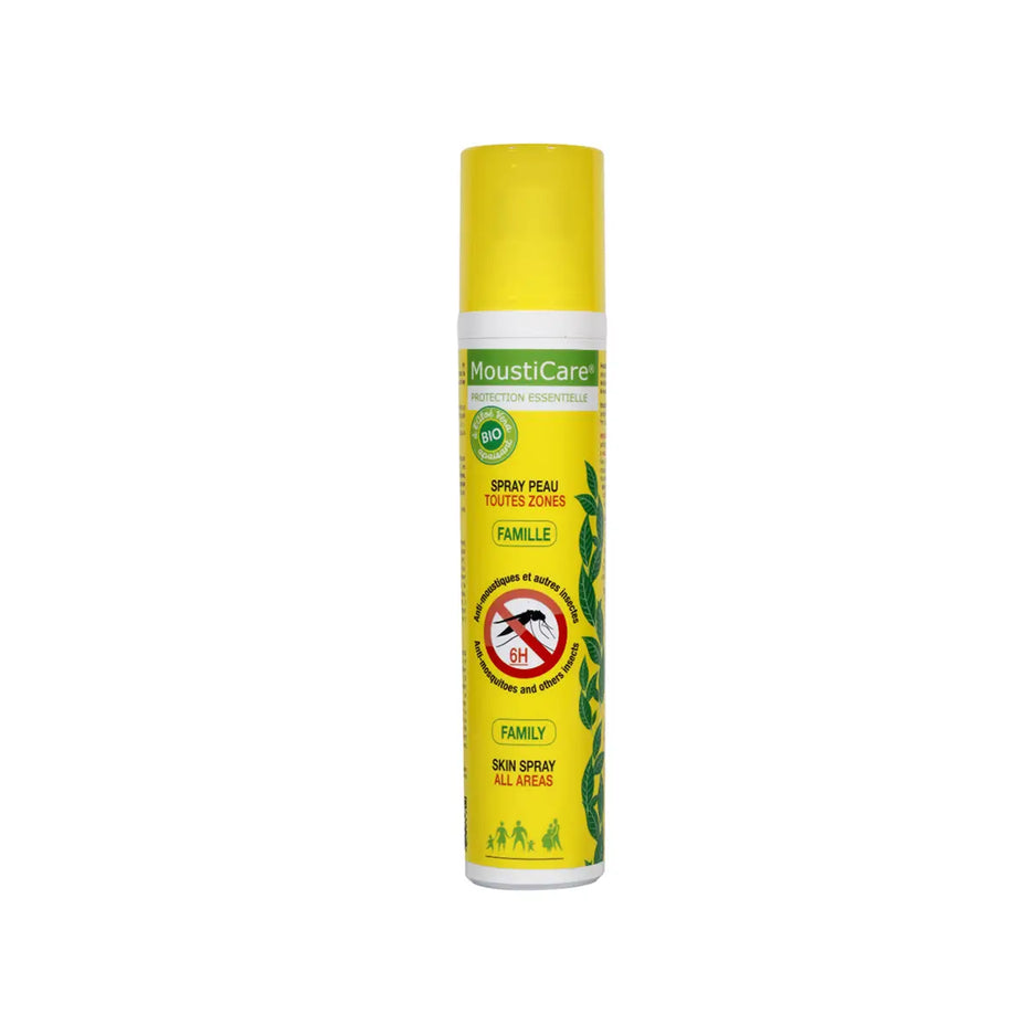 MOUSTICARE purškalas nuo uodų, kitų geliančių vabzdžių ir erkių FAMILY,  125 ml
