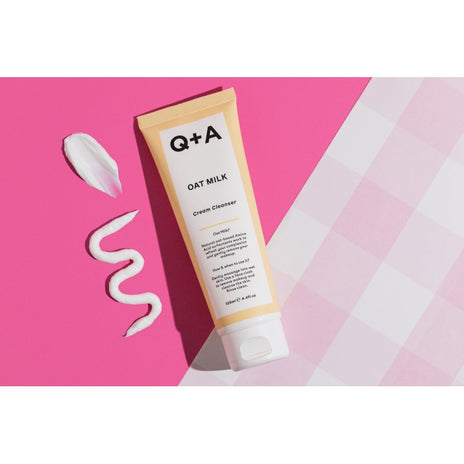 Q+A, Oat Milk Cream Cleanser Kreminis veido prausiklis, 125ml