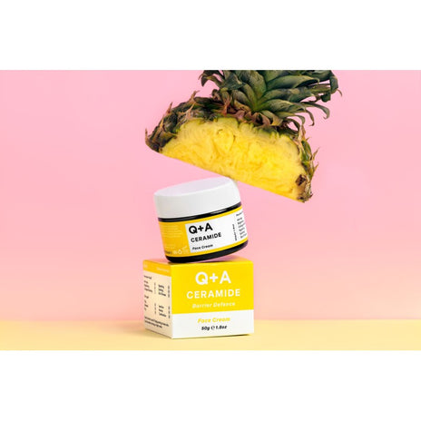 Q+A, Ceramide Barrier Defence Face Cream Veido kremas su keramidais, 50g