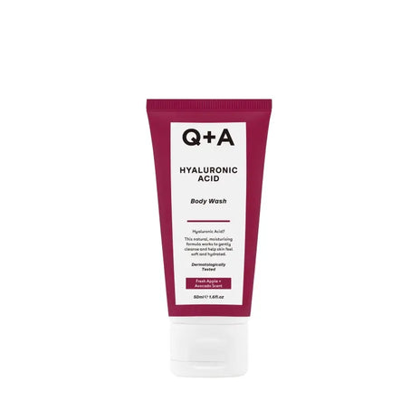 Q+A, Hyaluronic Acid Body Wash Kūno prausiklis su hialurono rūgštimi, 50ml