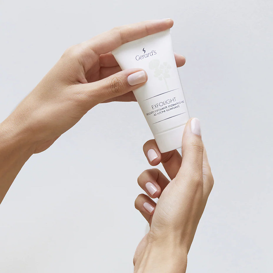 GERARD'S švelnus šviesinantis enziminis veido odos šveitiklis Exfolight, 50 ml
