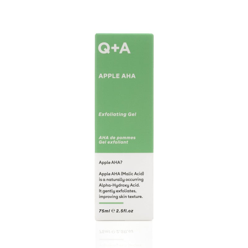 Q+A, Apple AHA Exfoliating Gel Gelinis veido šveitiklis, 75ml
