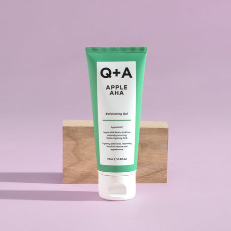 Q+A, Apple AHA Exfoliating Gel Gelinis veido šveitiklis, 75ml