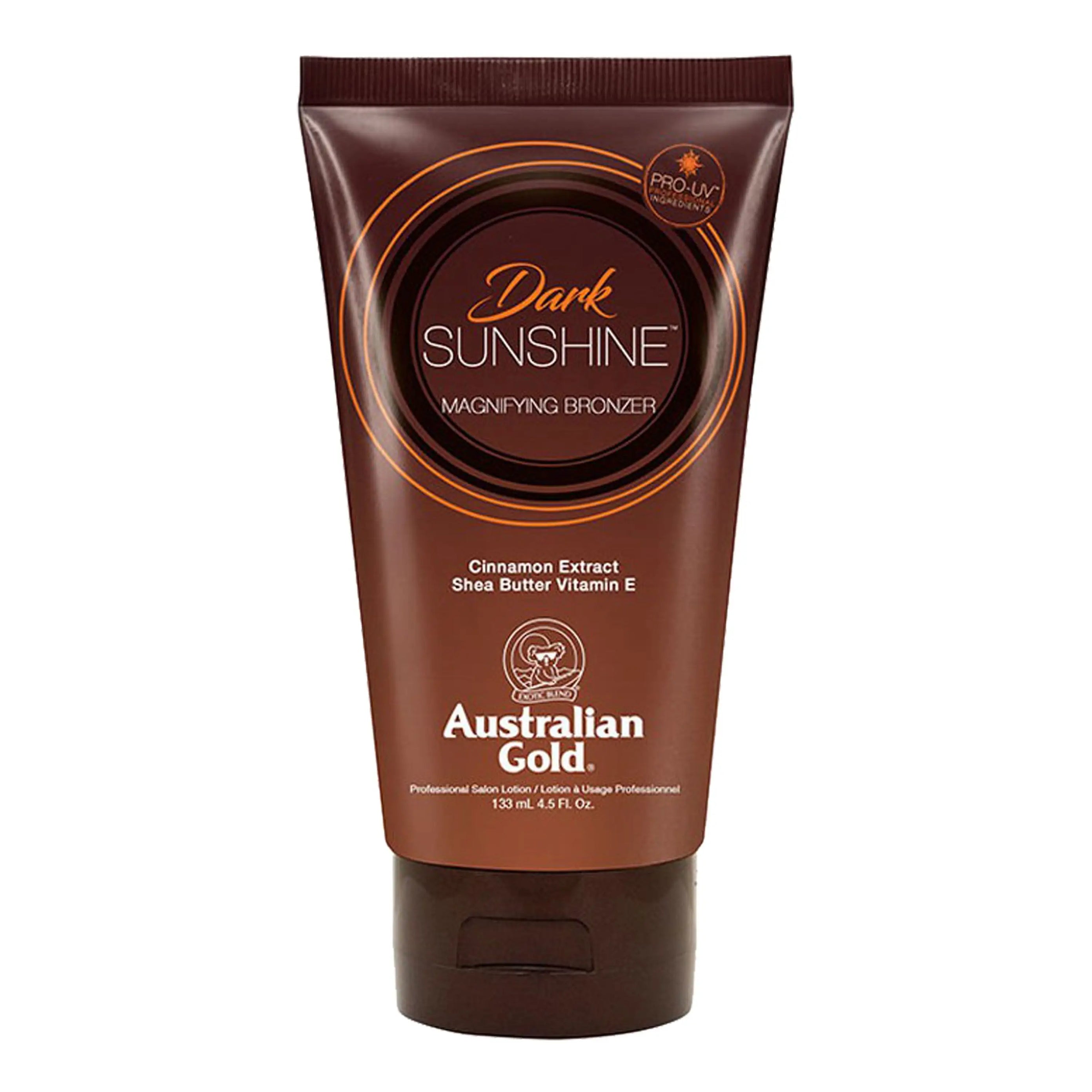 AUSTRALIAN GOLD DARK SUNSHINE kremas deginimuisi soliariume 130ml