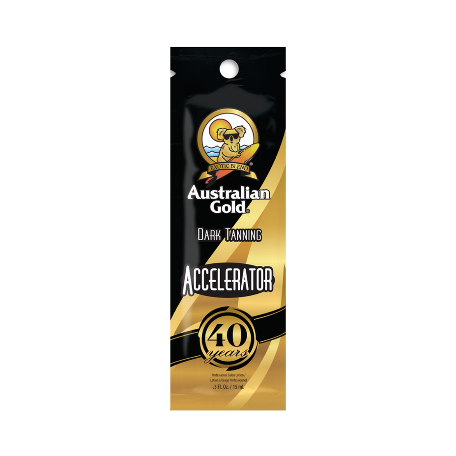 AUSTRALIAN GOLD įdegio kremas DARK TAN Accelerator Anniversary, 15ml