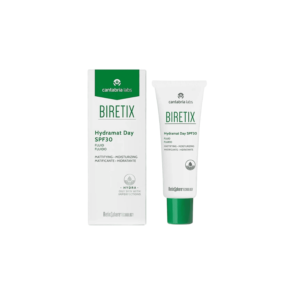 BIRETIX fluidas HYDRAMAT DAY SPF30 , 50 ml