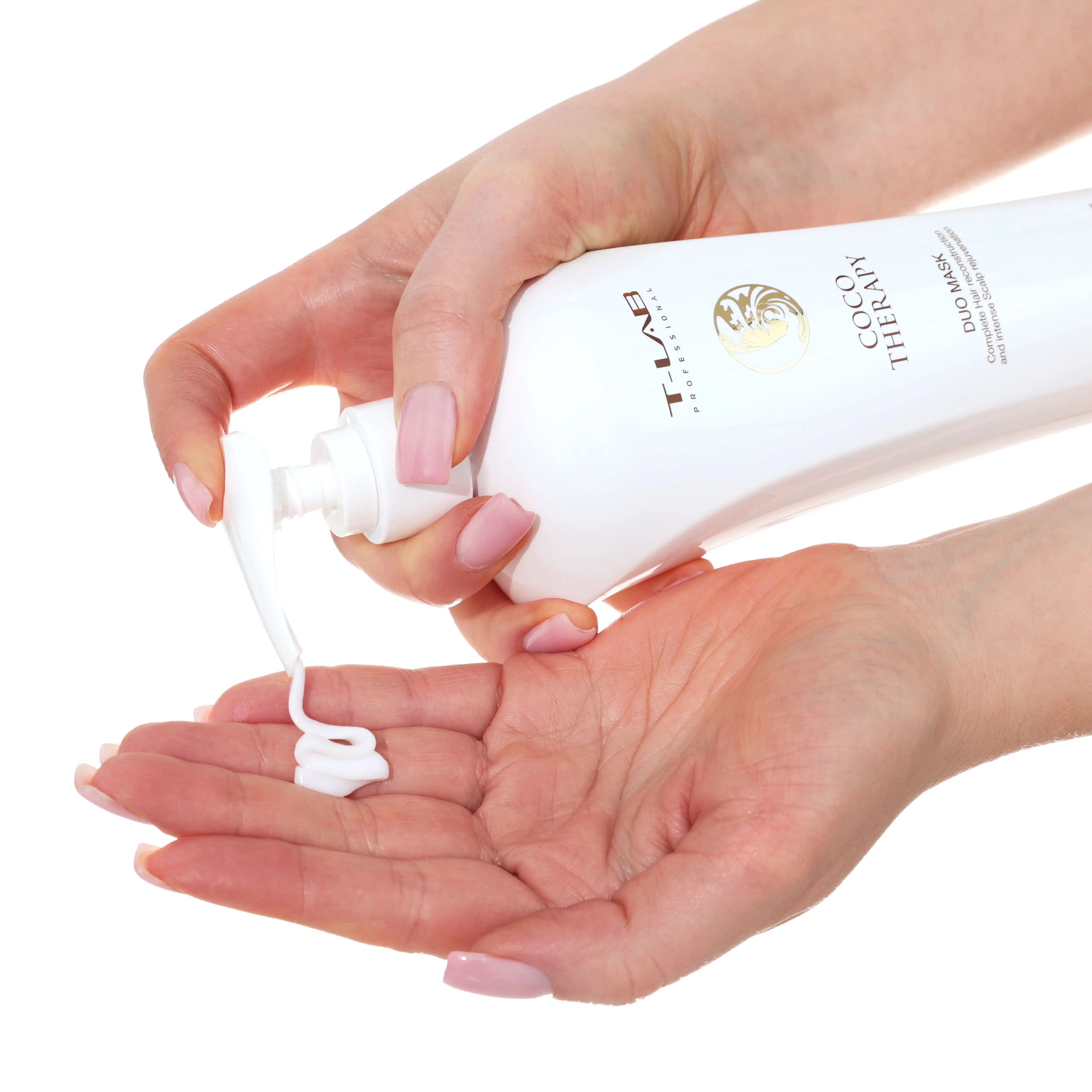 T-LAB Professional Coco Therapy Duo Mask Sausų ir pažeistų plaukų kaukė