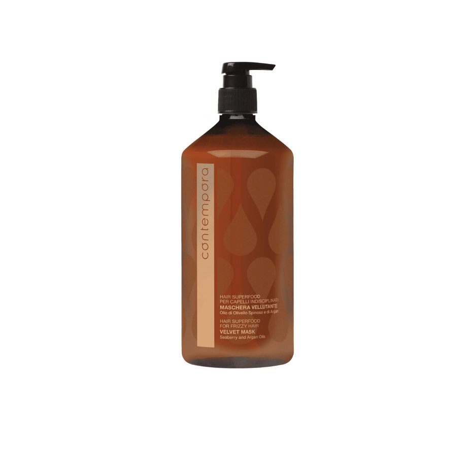 CONTEMPORA Kaukė besipučiantiems plaukams Velvet, 1000 ml
