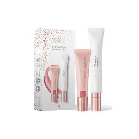 DELILAH Petal & Pearl Blush & Radiance Duo Grožio rinkinys veidui, 1vnt