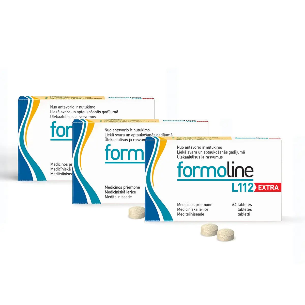 Formoline L112 EXTRA antsvoriui ir cholesteroliui 64 tabletės (3vnt.)