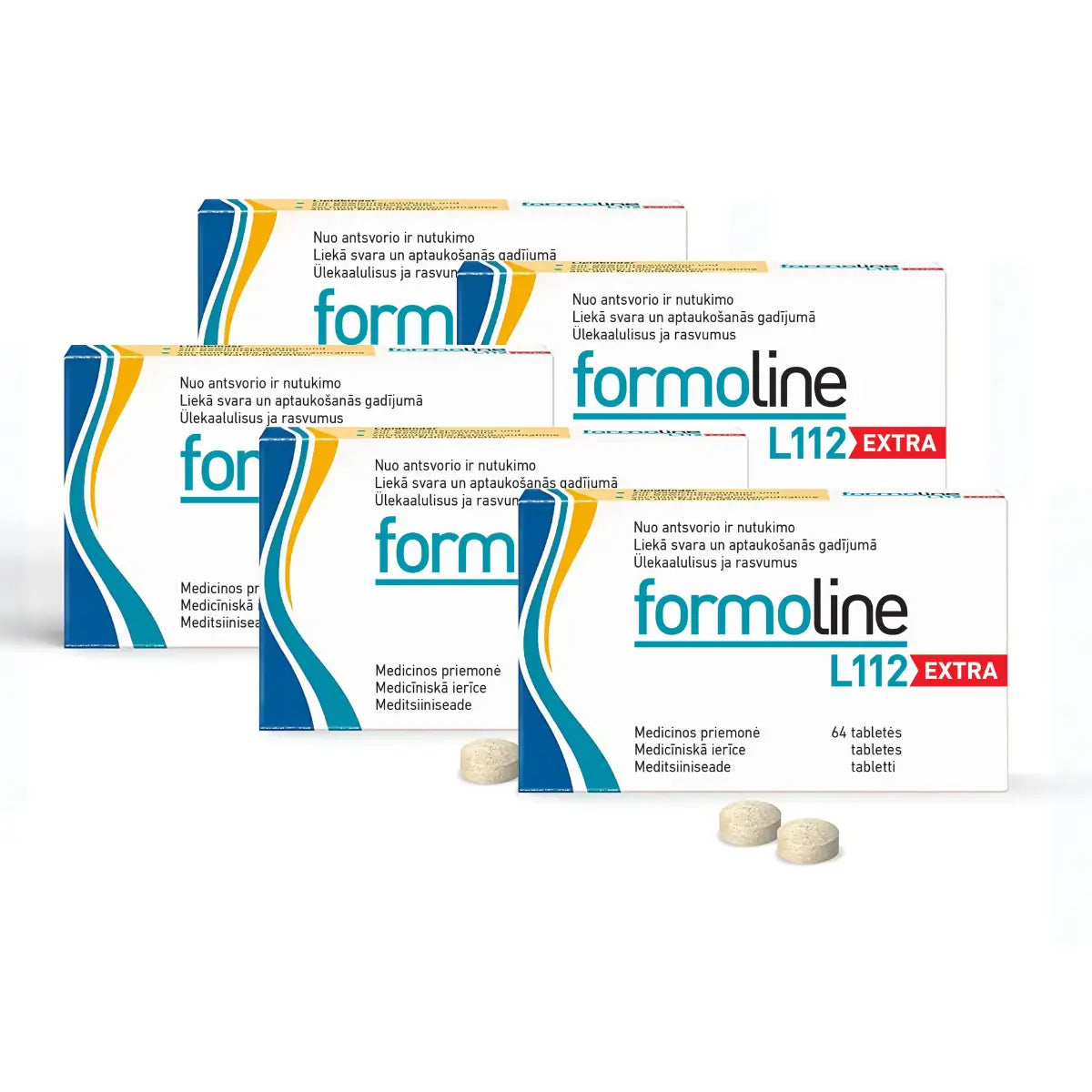 Formoline L112 EXTRA antsvoriui ir cholesteroliui 64 tabletės (5vnt.)