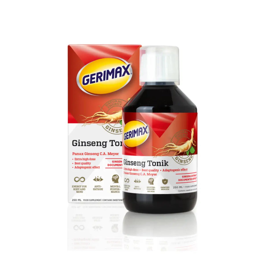 GERIMAX tonizuojantis gėrimas GINSENG TONIC, 250 ml