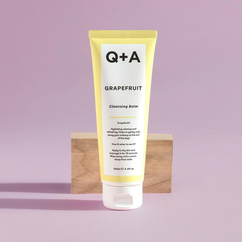 Q+A, Grapefruit Cleansing Balm Valomasis veido balzamas, 125ml