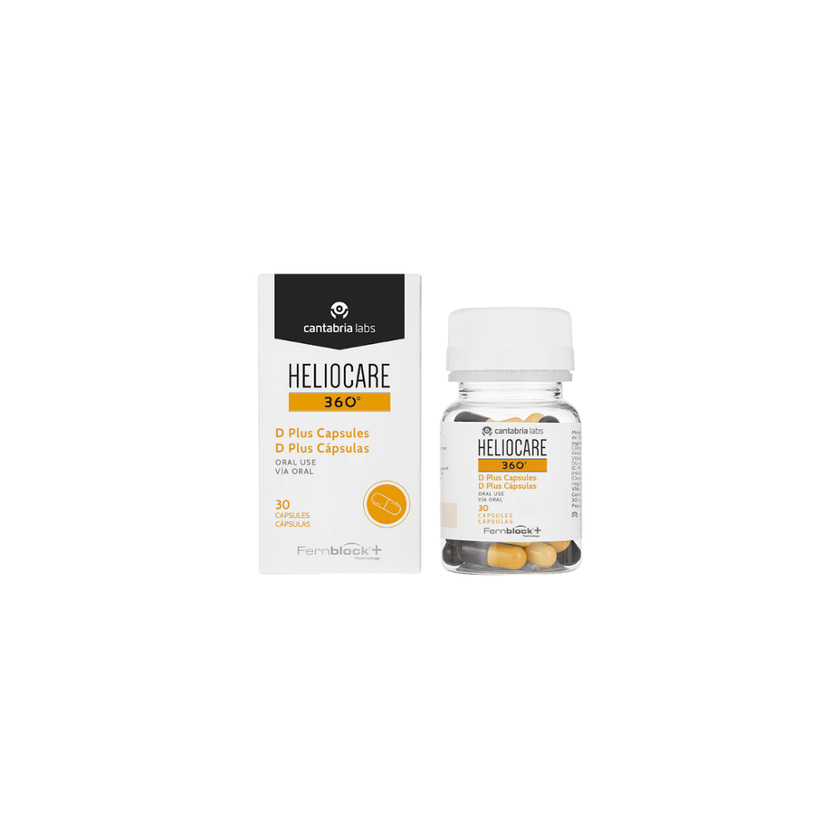 HELIOCARE 360 D PLUS maisto papildas, 30 kapsulių
