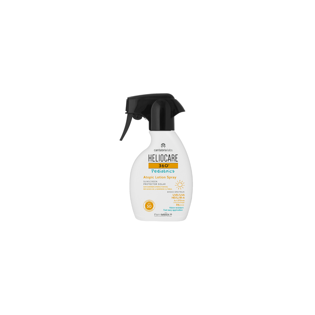 HELIOCARE 360 PEDIATRICS purškiama apsauga atopinei vaikų ir kūdikių odai SPF50, 250 ml