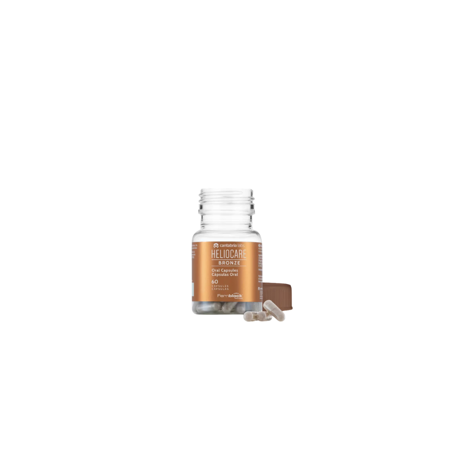 HELIOCARE ORAL BRONZE maisto papildai, 60 kapsulių
