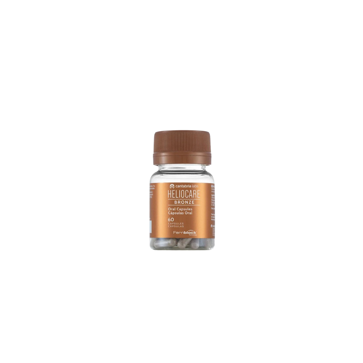 HELIOCARE ORAL BRONZE maisto papildai, 60 kapsulių