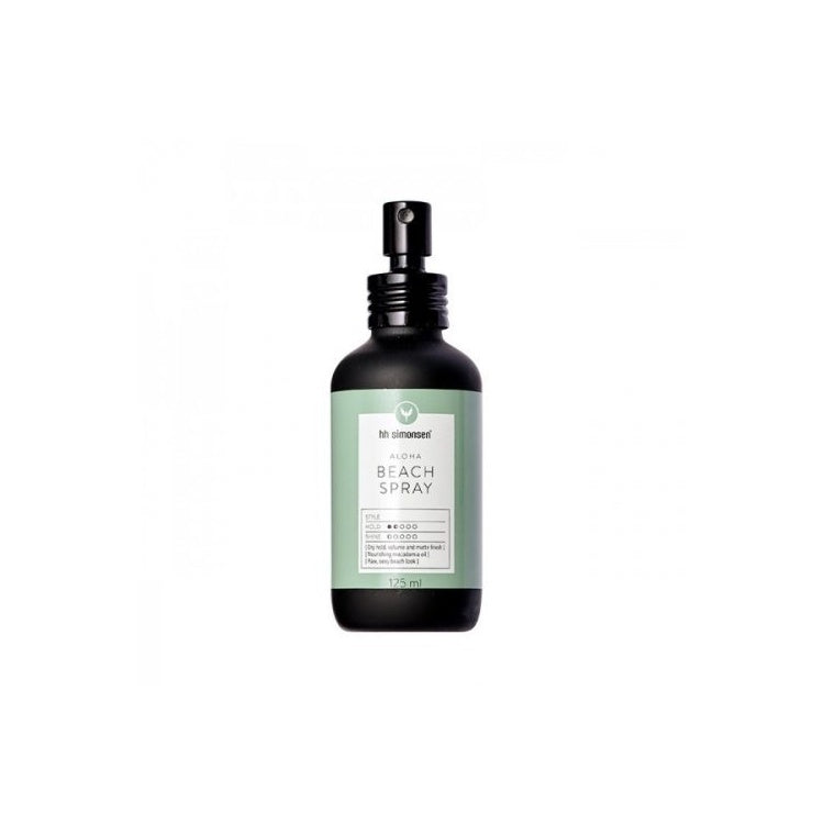 HH Simonsen Beach Spray priemonė su jūros druska, paplūdimio garbanų efektui sukurti, 125 ml