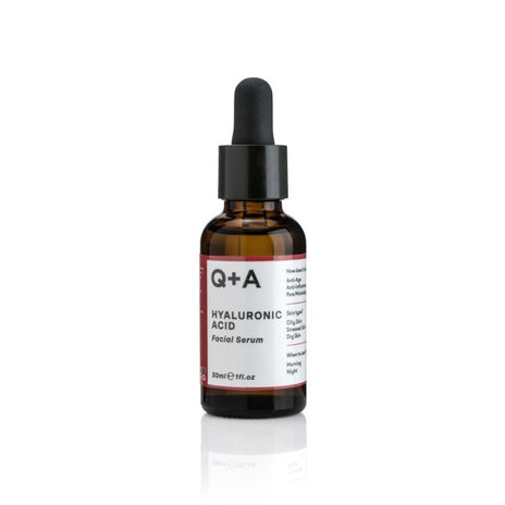 Q+A, Hyaluronic Acid Facial Serum Hialurono serumas, 30ml
