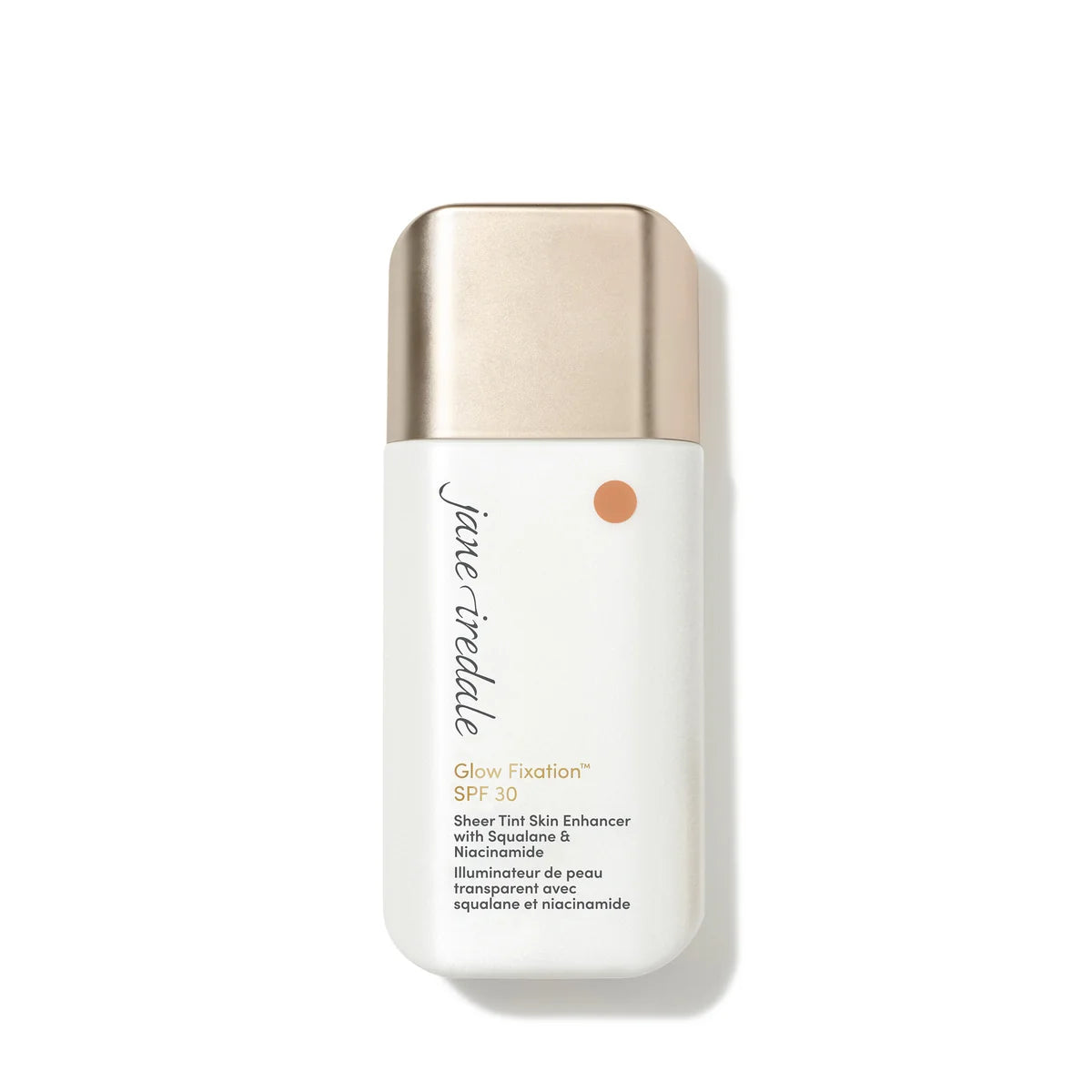 JANE IREDALE, Glow Fixation SPF 30 Lengvai tonuojanti veido emulsija, 40ml