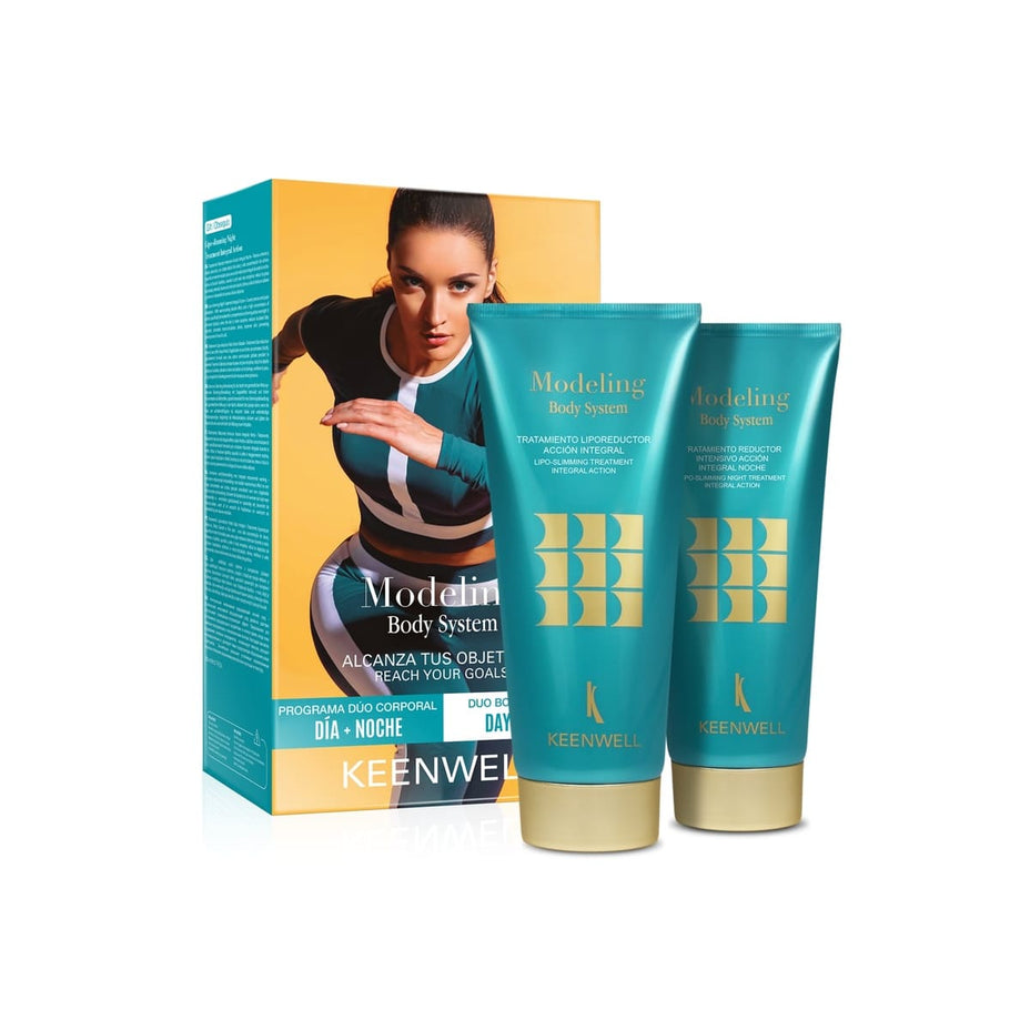 KEENWELL MODELING BODY SYSTEM PACK NR. 2  rinkinys su lieknėjimą skatinančiomis priemonėmis, 2x200ml