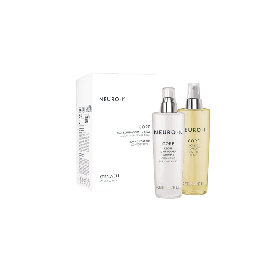 KEENWELL NEURO-K  odos valymui (valomasis veido pienelis  200 ml + tonikas  200 ml), RINKINYS