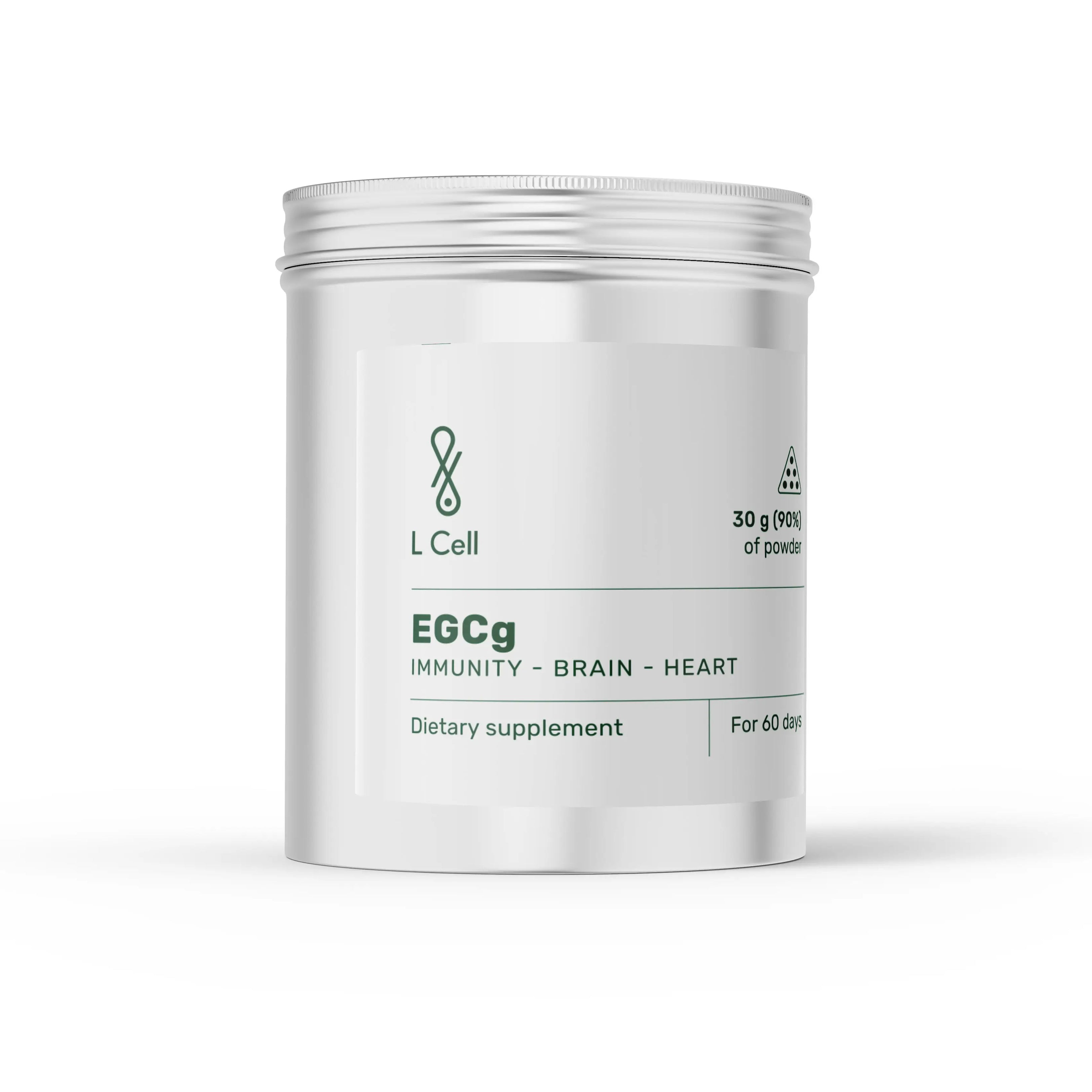 L Cell EGCg, milteliai, 30 g