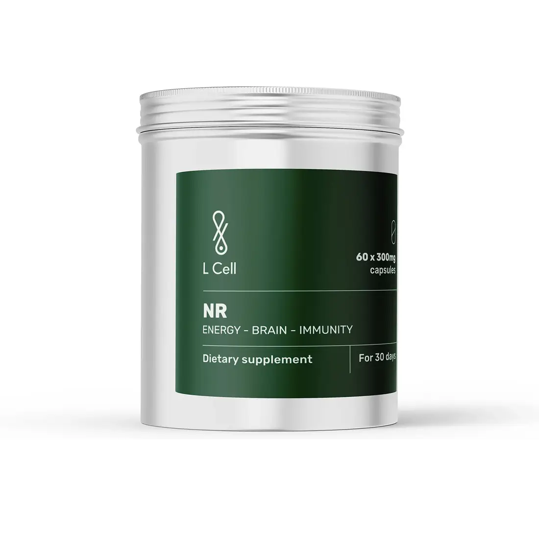 L Cell NR Nikotinamido ribosidas, 300mg, 60 kapsulių