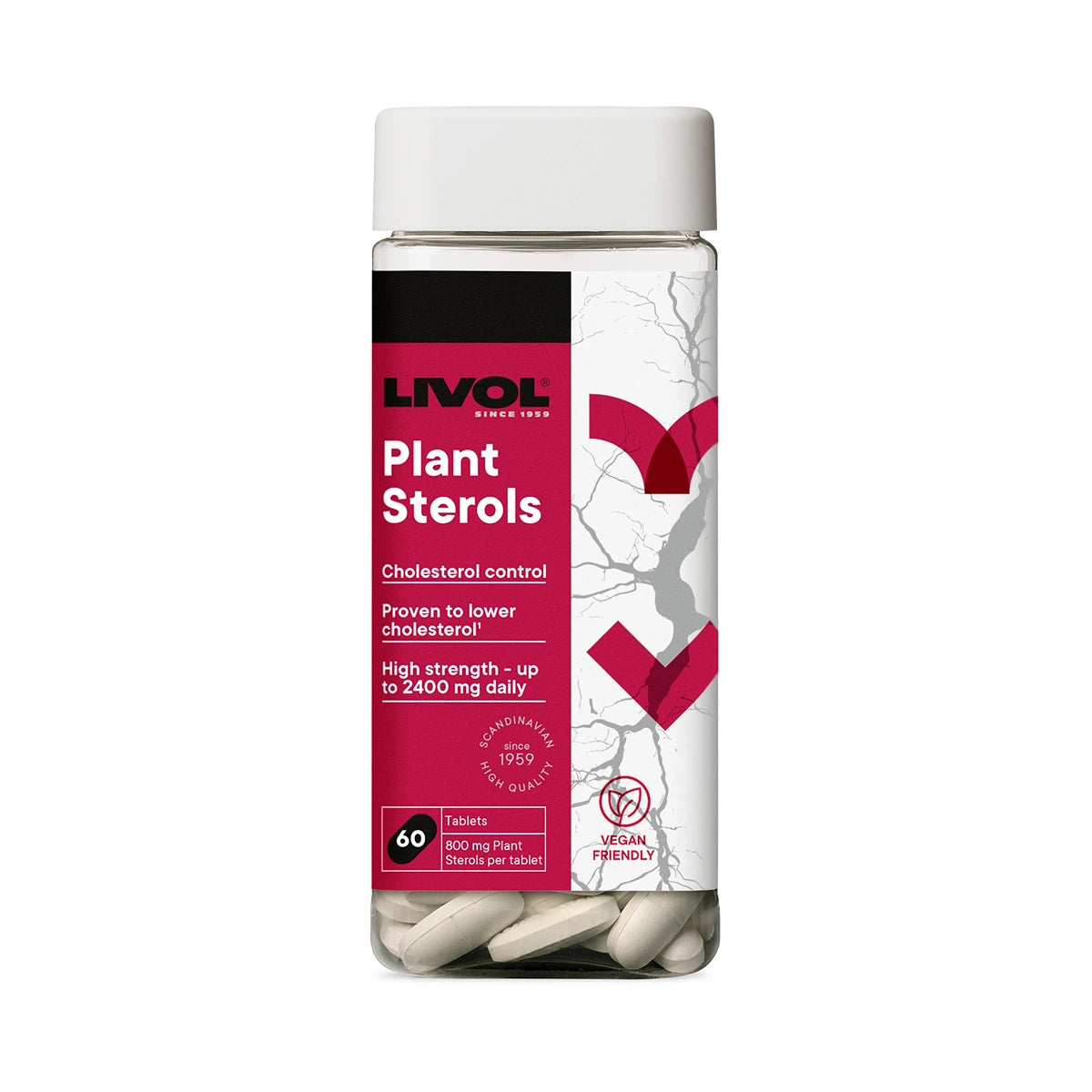 LIVOL augalų steroliai, 60 tablečių