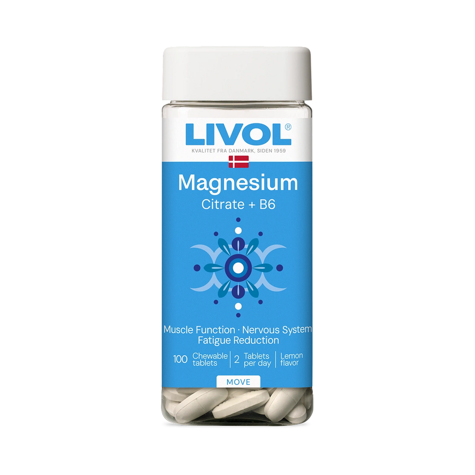 LIVOL MAGNIO CITRATAS + B6, 100 tablečių
