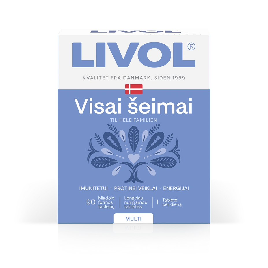 LIVOL MULTI visai šeimai, 90 tablečių