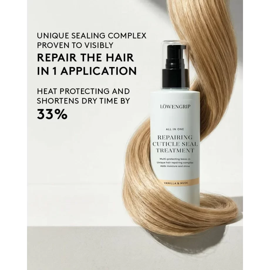 LOWENGRIP,  All in one Repairing Cuticle Seal treatment plaukų kremas , 100 ml