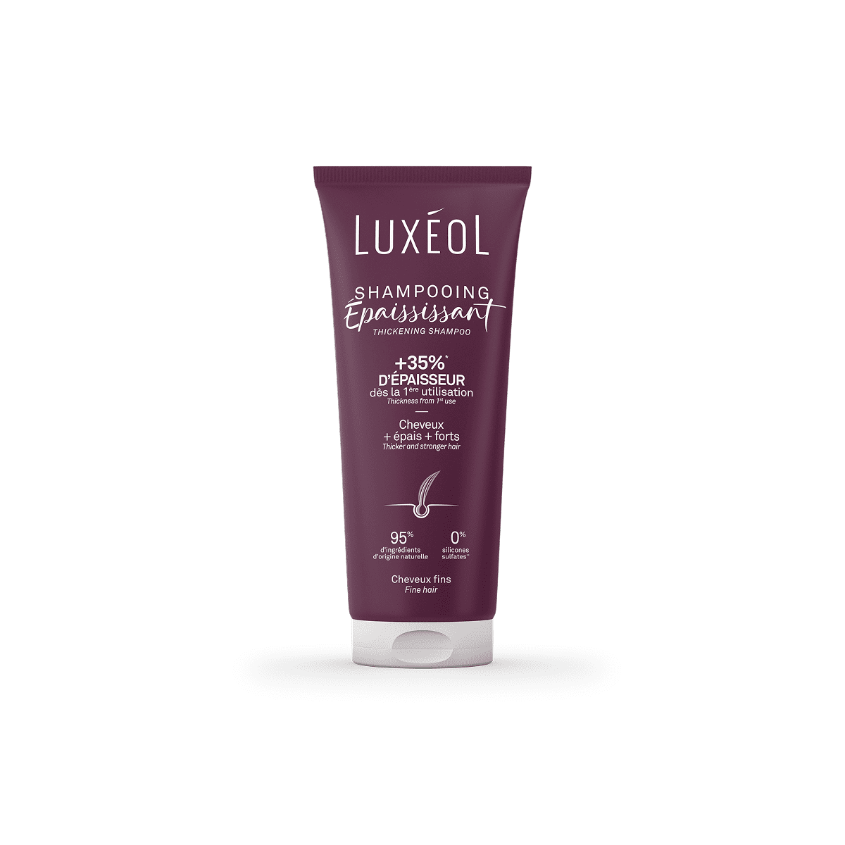 LUXEOL apimties suteikiantis šampūnas ploniems plaukams, 200 ml