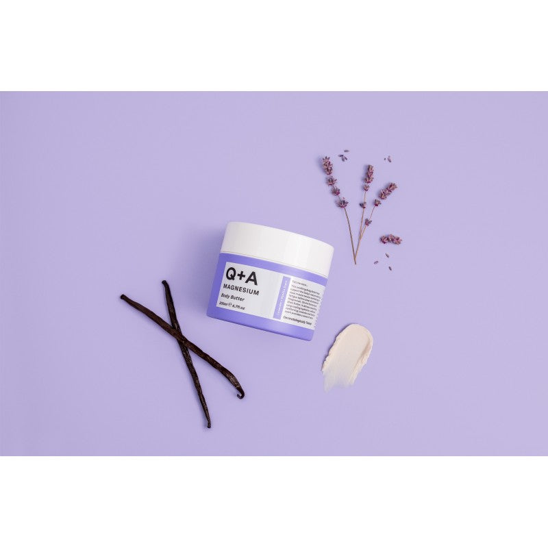 Q+A, Magnesium Body Butter Kūno sviestas su magniu, 200ml