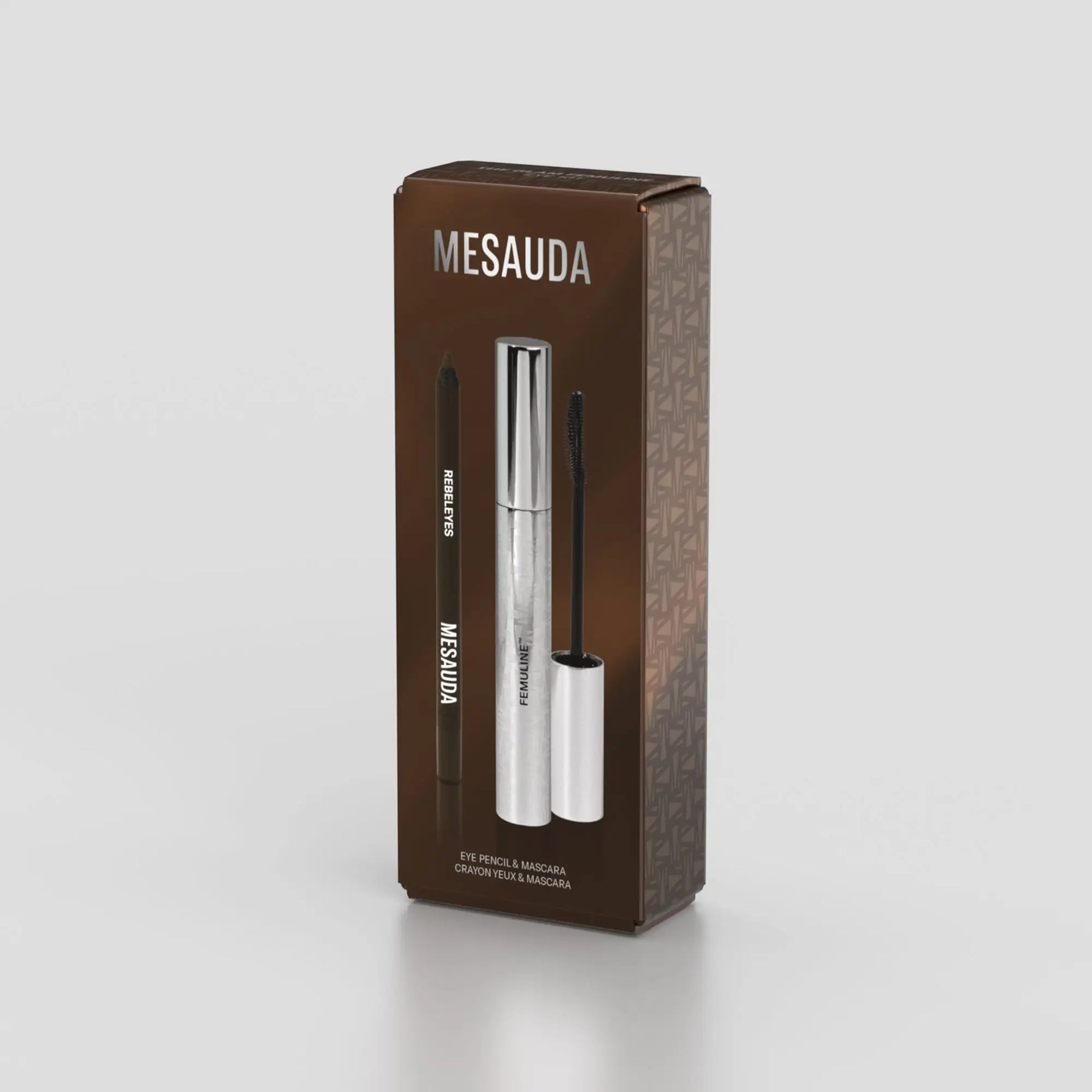 Mesauda akių kosmetikos rinkinys The Glam Femuline Eye Kit (Rebeleyes - 103 Bear 1,2g; Mascara Femuline 9ml)