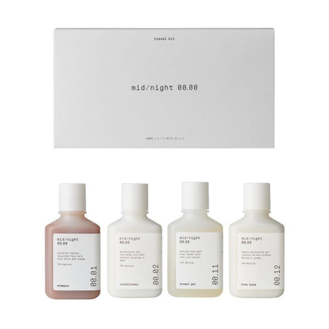 Midnight 00.00, Travel Kit Kelioninis plaukų ir kūno priežiūros rinkinys, 1vnt