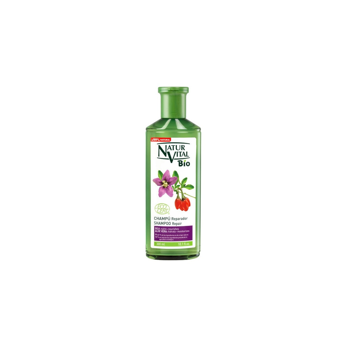 NATUR VITAL atkuriamasis šampūnas BIO ECOCERT, 300 ml