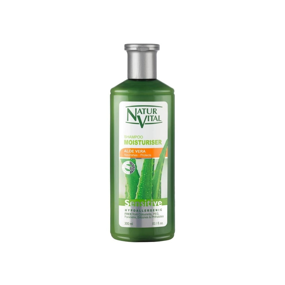 NATUR VITAL drėkinamasis šampūnas su alavijais, 300 ml