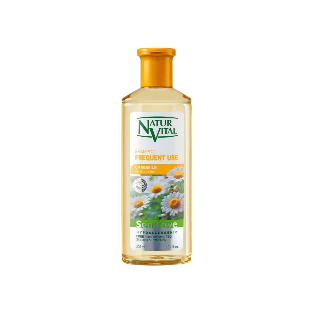 NATUR VITAL šampūnas dažnam naudojimui su ramunėlėmis, 300 ml