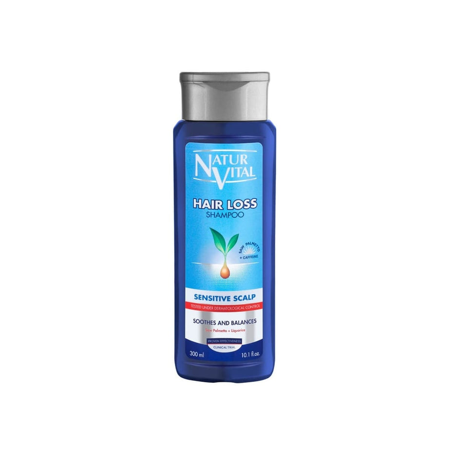 NATUR VITAL šampūnas nuo plaukų slinkimo  jautriai galvos odai, 300 ml